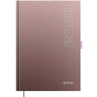 Herlitz A5 denní metalický růžový - Diář