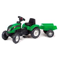  Tractor Ranch Green with detachable trolley  - Pedal Tractor 