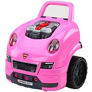Lean Toys Workshop car engine disassembly kit, pink - Children's Tools