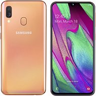 Samsung Galaxy A40 oranžová - Mobilní telefon