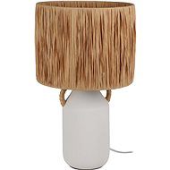 Home Styling Collection Ceramic table lamp with knitted shade 24 × 42 cm - Table Lamp