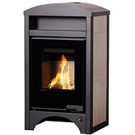 AQUAFLAM VARIO BARMA 11/7kW Tiled Bleached Oak - Wood Stove