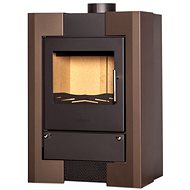 FLAMINGO ESPO II Brown - Velvet - Wood Stove