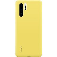 Huawei Original Silikon Car Cover Gelb für P30 - Handyhülle