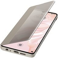 Huawei Original S-View Puzdro Khaki na P30 - Puzdro na mobil