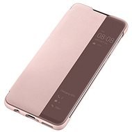 Huawei Original S-View tok P30 Lite készülékhez, rózsaszín - Mobiltelefon tok