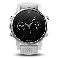 Garmin Fenix ??5S Silver Optic White band - Smart Watch