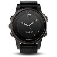 Garmin Fenix ??5S Sapphire Grey Optic Black Band - Smart Watch