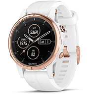 Garmin Fenix ??5S Plus Sapphire Rose Gold, White Band - Smart Watch