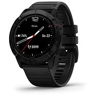 Garmin Fenix 6X Pro Glass Black/Black Band - Smart Watch