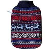 Hugo Frosch Eco Classic Comfort Thermophore 2 l with knitted cover Norwegian motif - Heat Pad