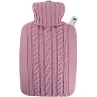 Hugo Frosch Classic Thermophore with knitted cover pastel pink - Heat Pad