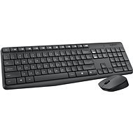 Logitech Wireless Combo MK235 Magyar čierna - Set klávesnice a myši
