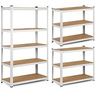 Humberg Metal shelf 150 × 75 × 30 cm white - Shelving Unit