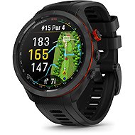 Garmin Approach S70 47mm fekete kerámia, fekete szíjjal - Smart Watch