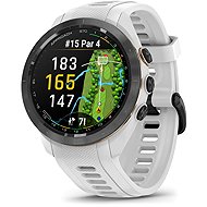 Garmin Approach S70 42mm fekete kerámia, fehér szíjjal - Smart Watch