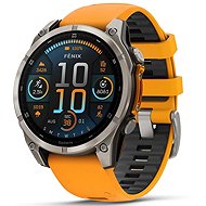 Garmin Fenix 8 47mm AMOLED Sapphire Titanium Orange/Graphite - Smart Watch