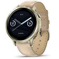 Garmin Venu 4 41mm Lunar Gold/LeatherBand - Smart Watch