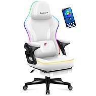Huzaro Swivel chair Force 4.6 RGB white mesh - Gaming Chair