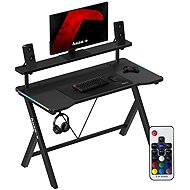 Huzaro Hero 1.9 RGB, black - Gaming Desk