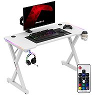 Huzaro Hero 2.3 RGB, white - Gaming Desk