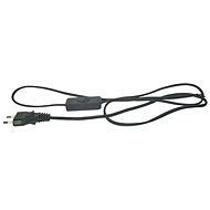 EMOS Flexo PVC Cord 2 × 0.75mm2 with Switch, 3m, Black - Power Cable