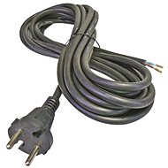 EMOS Flexo Rubber Cord 2 × 1,5mm2, 5m, Black - Power Cable
