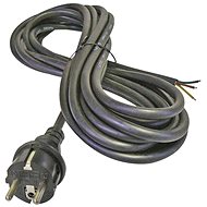 EMOS Flexo Rubber Cord 3 × 1,5mm2, 5m, Black - Power Cable