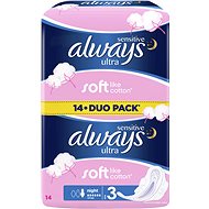 Always Ultra Sensitive Night 14 pieces - Sanitary Pads