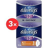 ALWAYS Platinum Ultra Normal Plus Duopack 3 × 16 pcs - Sanitary Pads