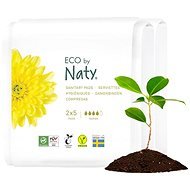 NATY Women's ECO Insoles - Super - Travel Package 2x5 pcs - Sanitary Pads