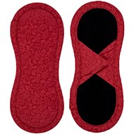 Bamboolik Fabric Slip Insert Biobotton - Satin (Velcro) 1 pcs Wine - Sanitary Pads