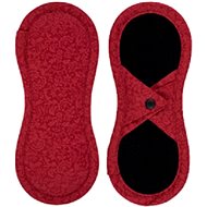 Bamboolik Fabric Sanitary Napkin Bi-cotton - Satin (Snaps) 1 pcs Wine - Sanitary Pads