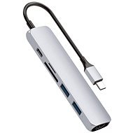 HyperDrive BAR 6 az 1-ben USB-C Hub iPad Pro, MacBook Pro/ Air készülékhez, ezüst - Port replikátor