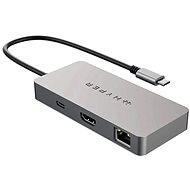 HyperDrive 5in1 USB-C Hub (WWCB), silver - Docking Station