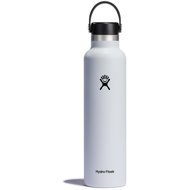 Hydro Flask Stainless Steel Thermos Bottle Standard Mouth Flex Cap 709 ml White - Thermos