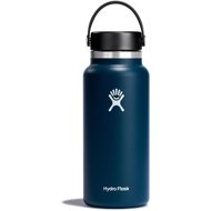 Hydro Flask Stainless Steel Thermos Bottle Wide Mouth Flex Cap 946 ml Indigo - Thermos