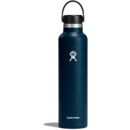 Hydro Flask Stainless Steel Thermos Bottle Standard Mouth Flex Cap 709 ml Indigo - Thermos