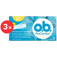 O.B. ProComfort Normal Tampons (32 ks) 3x - Tampons