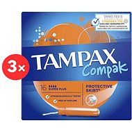 TAMPAX Compak Super Plus 3×16 pcs - Tampons