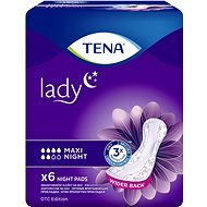 TENA Lady Maxi Night, 6 ks - Inkontinenčné vložky