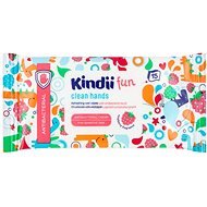KINDII Fun Antibacterial 15 ks - Antibakteriálne utierky na ruky