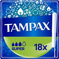 TAMPAX Super Tampons with paper applicator 18 pcs - Tampons