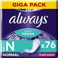 ALWAYS Daily Fresh Normal se svěží vůní 76 ks - Sanitary Pads