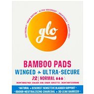 GLO Bamboo Normal inkontinenční vložky s křidélky 12 ks - Incontinence Pads