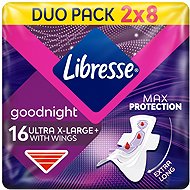 LIBRESSE Ultra+ X-Large Goodnight 2 × 8 pcs - Sanitary Pads