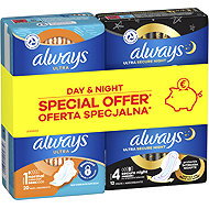 ALWAYS Ultra Night 12 pcs + Normal 20 pcs - Sanitary Pads