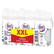 BEL Cosmetic tampons oval XXL pack 3 × 40 pcs - Makeup Remover Pads
