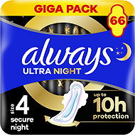ALWAYS Ultra Secure Night 66 pcs - Sanitary Pads
