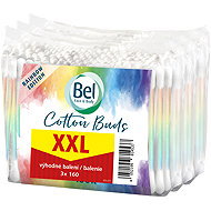 BEL Face & Body Cotton XXL pack 3×160 pcs - Cotton Swabs 